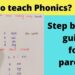 Phonics Step by Step guide for parents